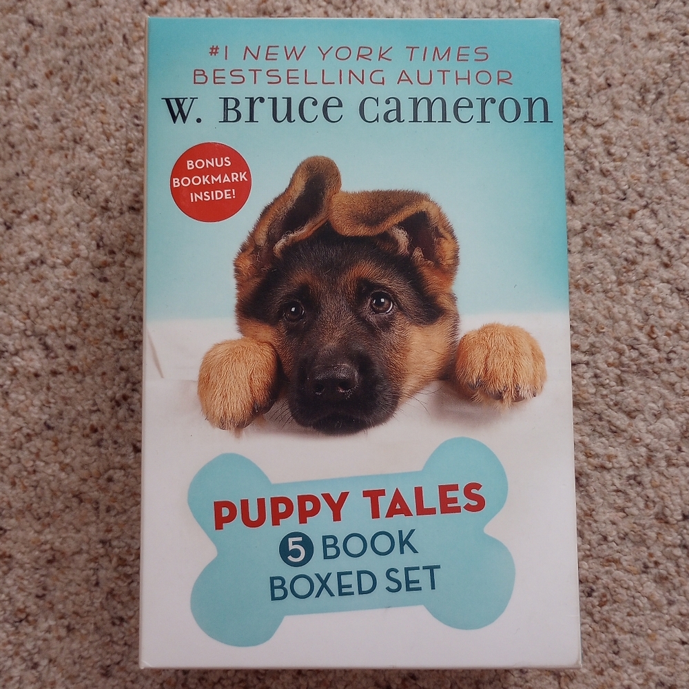 Puppy Tales 5 Book Boxed Set With Book Mark By W. Bruce Cameron